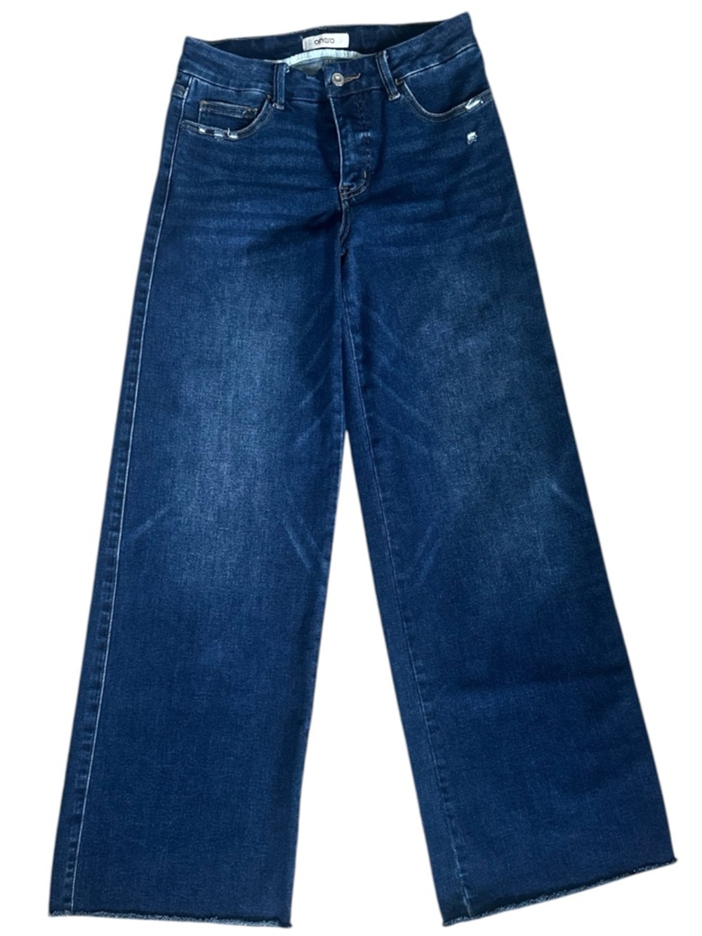 Oneso Wide Leg Jeans Dark Blue Size 29